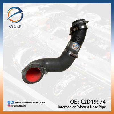 Système de refroidissement Intercooler tuyau de tuyauterie d'échappement adapté C2D19974 C2D51924 C2D48909 C2D38491 pour Jaguar XJ (X351)
